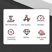 Engrenage d'extrudeuse Sprite en acier trempé Mellow tout métal revêtu DLC 1.75MM à filament à entraînement direct pour Creality Ender-3 S1 Ender 3 V3