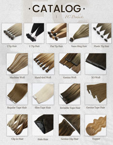 Professionale V Tip extension capelli lisci leggera e traspirante Pre-tinti legami di cheratina Remy trama capelli europei - Product Image 5