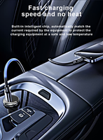 Chargeur de voiture USB double port Type-C à charge rapide 36W 5V/3A QC3.0 PD3.0 PD36W en matériau ignifuge, couleur personnalisée en usine CC88