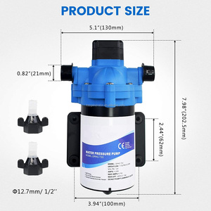 Pompe à diaphragme à eau 12V avec interrupteur de pression 3.0GPM 45Psi <span class=keywords><strong>Flojet</strong></span> Pompe à eau 12 volts pour camping-car, bateau, yacht, caravane - Product Image 2