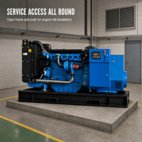 Groupe électrogène diesel de type ouvert ou silencieux 80kW 100kVA 120kW 150kVA Démarrage automatique ATS d'urgence Moteur Baudouin 6M11G165/5