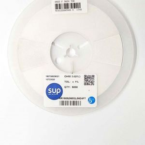 Bulk Discount RR1608 0603L5624FT 0603 1608 Resistors Chip Resistors SMD Resistors 5.62Mohm 1% 1/10W Thick <b>Film</b> Resistor - Product Image 1