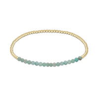 Bracelets empilables délicats avec perles de cuivre de 2 mm et pierres naturelles facettées de 3 mm, fins, faits à la main, style bohème, pour le quotidien, en cristal de guérison