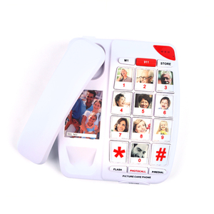 SOS d'urgence <span class=keywords><strong>Senior</strong></span> téléphone <span class=keywords><strong>filaire</strong></span> pour les appels d'urgence haut-parleur fort gros bouton téléphone - Product Image 2