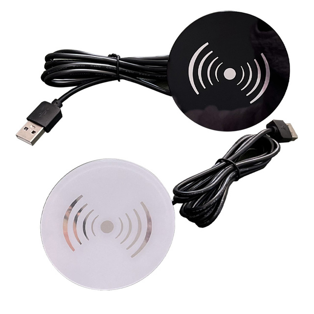 Embedded Desktop Wireless Charger Invisible Simple Hidden Grommet Power Wireless Charging for All Phones for Kitchen Use