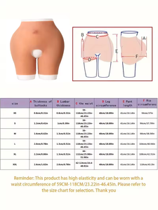 Pantalones de Silicona Realistas para Aumentar Glúteos y Caderas, Ropa Interior con Relleno para Levantar y Dar Volumen - Product Image 6