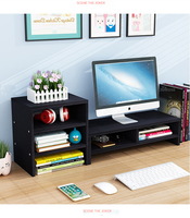 Support d'ordinateur de bureau pour bricolage, étagère de base de stockage pour moniteur, rehausseur de hauteur, vente en usine