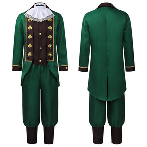 <span class=keywords><strong>Disfraz</strong></span> de Hombre para el Día de San Patricio 2026, Chaqueta de Cola de Golondrina Verde para Adultos, <span class=keywords><strong>Disfraz</strong></span> de Duende Irlandé<span class=keywords><strong>s</strong></span> para Fiesta de Cosplay - Product Image 5