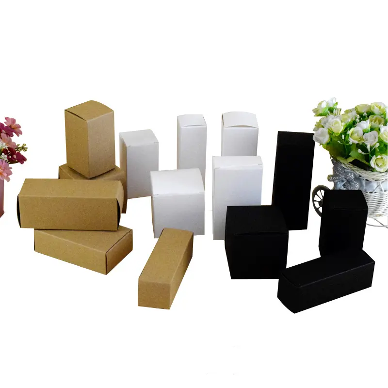 Дешевая креативная Гофрированная коробка, белая, черная, коричневая Вертикальная гофрированная картонная коробка