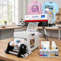 Kit de Inicio de Impresora de Inyección de Tinta DTF Tamaño A3, el Conjunto de Impresora DTF Más Competitivo en Precio, Impresora DTF con Materiales