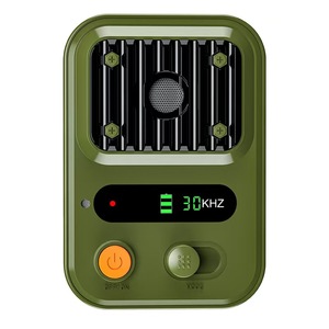 Répulsif à ultrasons pour chiens ABS, 25 kHz, 3 modes, <span class=keywords><strong>portée</strong></span> de 5 à 15 m, rechargeable, dispositif <span class=keywords><strong>anti</strong></span>-<span class=keywords><strong>aboiement</strong></span> pour intérieur, extérieur et jardin - Product Image 2