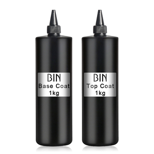 Fournisseur d'ongles BIN Bonne adhérence Couleur claire Soak-off <span class=keywords><strong>Base</strong></span> <span class=keywords><strong>Coat</strong></span> 1KG <span class=keywords><strong>Utilisation</strong></span> de l'emballage pour le vernis à gel - Product Image 3