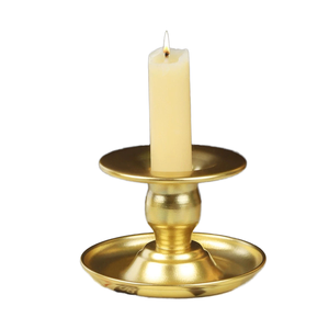 Support de bougie aromatique rotatif doré en fer plaqué, design créatif et luxueux, idéal comme lanterne ou plateau, cadeau de Noël, pour la décoration intérieure. - Product Image 1