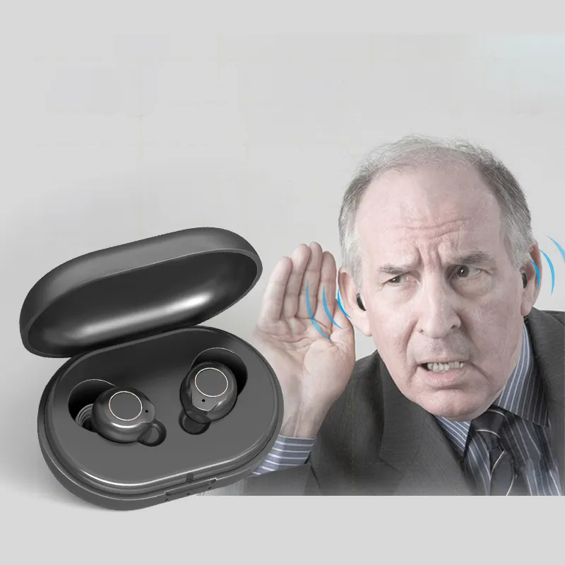 Offre Spéciale produit portable magnétique Dans l'oreille acouphènes audience sida avec compartiment de charge pour Vieil homme