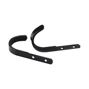 Support mural antidérapant noir en J pour équipement sportif extérieur, support de canne longue, système de suspension utilitaire pour garage - Product Image 6