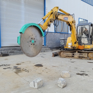 Sierra para Roca de Excavadora bibo de 5-8 Toneladas, Utilizada para Cortar Mármol, Granito y Piedra, Pequeñas Cantidades de Acero, Hormigón, Cal y Roca - Product Image 3
