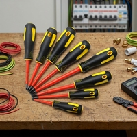 Qixin, fabrication professionnelle, jeu de tournevis multi-usages pour la maison, 8 pièces, outil à main, kit de tournevis isolés VDE