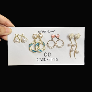 Espositore per Gioielli Personalizzato all'Ingrosso, Porta Orecchini per Più Paia, Etichette per Gioielli con Logo, Cartoncini Espositivi di Lusso Personalizzati - Product Image 6