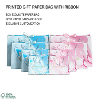 Sac en papier de luxe avec poignée torsadée pour fleurs personnaliser Victoria Secret Designer sacs en papier horizontaux pour bijoux bouteille de vin