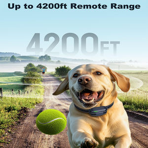 कुत्तों के लिए रिचार्जेबल वाटरप्रूफ रिमोट नियंत्रित कुत्ते प्रशिक्षण कॉलर 5-120 एलबीएस 4 प्रशिक्षण मोड सुरक्षा लॉक - Product Image 2