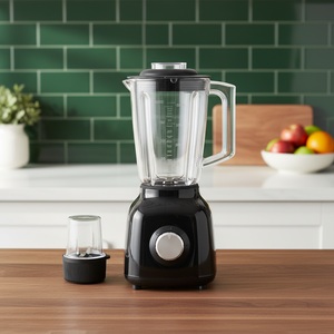 Blender électrique portable JIZYA, 4 lames, 2 vitesses, capacité de 1,6 L, utilisation domestique, appareil de cuisine multifonction - Product Image 2
