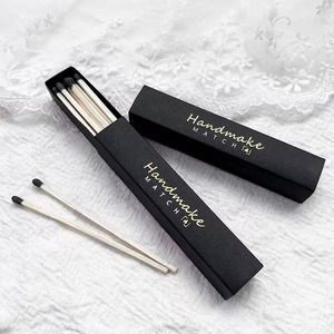 Caja de cerillas de poste largo que combina con el color y el logotipo personalizado de lujo con cajas de cerillas de venta a granel de madera - Product Image 6