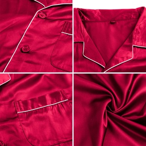 <span class=keywords><strong>Pigiama</strong></span> da <span class=keywords><strong>uomo</strong></span> personalizzato con <span class=keywords><strong>pigiama</strong></span> in raso e completo a maniche lunghe abbigliamento da notte in seta da <span class=keywords><strong>uomo</strong></span> Sexy stile moderno e morbido e accogliente camicia da notte di grandi dimensioni - Product Image 5