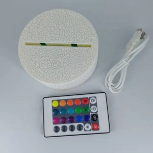 <span class=keywords><strong>Lampe</strong></span> <span class=keywords><strong>LED</strong></span> <span class=keywords><strong>3D</strong></span> visuelle en acrylique, alimentée par batterie, <span class=keywords><strong>illusion</strong></span> <span class=keywords><strong>optique</strong></span> <span class=keywords><strong>3D</strong></span>, <span class=keywords><strong>veilleuse</strong></span> <span class=keywords><strong>LED</strong></span> avec interrupteur tactile - Product Image 6