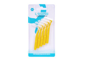<span class=keywords><strong>Brosse</strong></span> à dents jetable multicolore <span class=keywords><strong>en</strong></span> <span class=keywords><strong>forme</strong></span> <span class=keywords><strong>de</strong></span> L à long manche <span class=keywords><strong>Brosse</strong></span> à prothèses dentaires <span class=keywords><strong>Brosse</strong></span> interdentaire personnalisée Cure-dents <span class=keywords><strong>Brosse</strong></span> interdentaire dentaire - Product Image 2