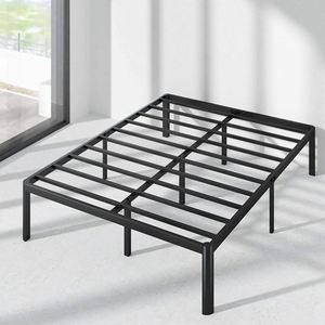 WEKIS Residential Project Metal Platform Twin <b>Bed</b> Frame Modern Queen King Size Iron <b>Double</b> Steel Slats Metal <b>Bed</b> - Product Image 5