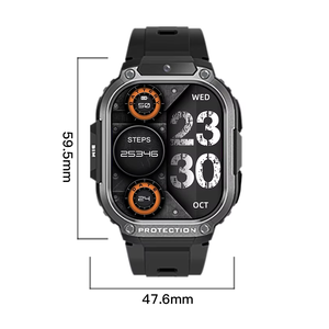 Reloj inteligente de moda DM63 4G tarjeta Sim reloj ultra Android googles reloj inteligente conectado <span class=keywords><strong>2023</strong></span> - Product Image 1