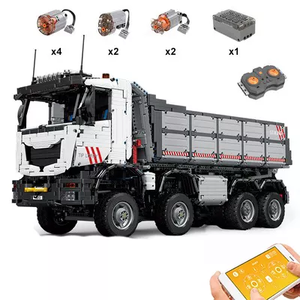 Nouveau <span class=keywords><strong>jouet</strong></span> éducatif pour enfants, moule <span class=keywords><strong>King</strong></span> 19013 <span class=keywords><strong>camion</strong></span> à <span class=keywords><strong>benne</strong></span> pneumatique RC <span class=keywords><strong>camion</strong></span> bloc de construction <span class=keywords><strong>jouet</strong></span> pour enfant cadeau créatif - Product Image 5