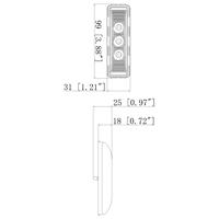 Nouveau Feu de gabarit latéral KLT-LITE KW9024 ambre/rouge à 5 LED, DC 12-30V, SAE/DOT, étanche IP67, pour camion et remorque