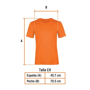 Master con 72 unità t-shirt girocollo da uomo, arancione, CH, truper - Product Image 2