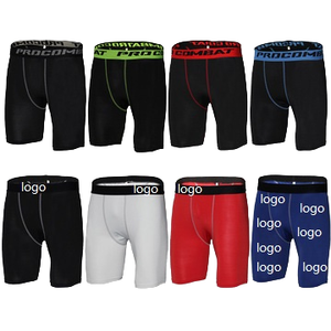 Erkek rahat orta bel tayt toptan yüksek sıkıştırma katı desen basketbol koşu koşu spor kısa tayt İpli - Product Image 4