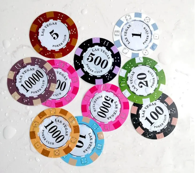 Giá rẻ tùy chỉnh thiết kế in logo Nhựa Poker chip jetton tag cờ Bạc Token tiền xu