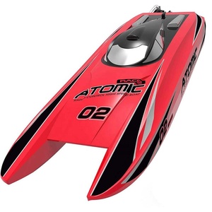 792-4 <span class=keywords><strong>Barco</strong></span> de <span class=keywords><strong>Control</strong></span> <span class=keywords><strong>remoto</strong></span> de carreras de Lago de alta velocidad Super RC <span class=keywords><strong>barco</strong></span> juguetes 2,4 GHz atómico 40mph plástico eléctrico intermedio 4 canales - Product Image 3