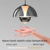 Luminaire suspendu LED en aluminium personnalisé, petite taille, hauteur réglable, intensité variable, style nordique minimaliste, noir, garantie 2 ans, AC