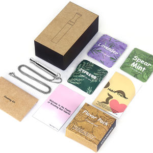 Kit de Reentrenamiento Olfativo para Pipas de Tabaco, Mezcla Herbal para Fumar, Alivio de la Ansiedad, Collar Antiestrés para Adolescentes - Product Image 2