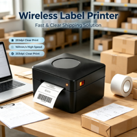 Impresora de Etiquetas Inalámbrica Compatible con Apple, Android y Windows para Envíos, Embalaje y Pequeñas Empresas