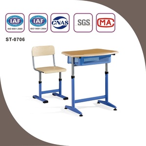 SONGYE Modern Adjustable Height Steel Plywood School Desk <b>Chair</b> Set 1 Year Warranty Students Classroom Commercial Use Model ST-0 - Product Image 4