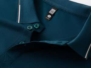 高品质定制升华弹性业务马球衫实心图案聚酯高尔夫马球衫刺绣<span class=keywords><strong>Lo</strong></span> - Product Image 3