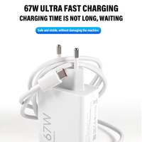 Chargeur Rapide de Voyage Universel GaN USB C PD Type C 67W 120W EU pour Téléphones Mobiles Xiaomi Samsung