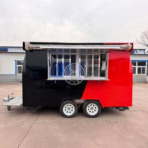 Remorque de poulet rôti en plein air 2025, chariot de nourriture mobile avec roues, cuisine en plein air, camion de restauration rapide - Product Image 1