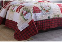 Couvre-lit en plaid australien pour Noël, ensemble de literie taille Queen, literie en tissu polyester personnalisée, literie en lin français