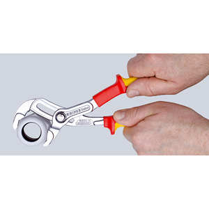คีมปั๊มน้ำ KNIPEX 87 26 250 Cobra VDE รุ่นใหม่ หุ้มฉนวนพร้อมด้ามจับเคลือบสารกันลื่น - Product Image 4