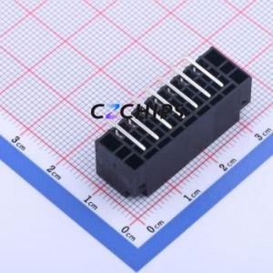 KF2EDGSRMG-3.5-2*7P Plug-in Terminal Block Bent Lead Through Hole,P=3.5mm Board-to-Board / Socket Closed Screw Fixing 2x7P 3.5mm - Product Image 2