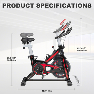 China leverancier Home Infinite Resistance Brake Indoor Cycling Bodybuilding Fiets Spinningfiets voor sportschool thuis voor zware mensen - Product Image 4