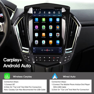 STWEI pour Cadillac SRX 2008 2009 2010 - 2012 Lecteur multimédia vidéo CarPlay Écran tactile pour style Tesla Android 11 Autoradio - Product Image 4