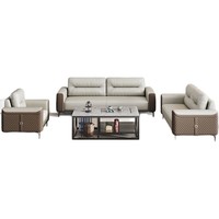 Ensemble de canapés modulaires inclinables Xipi pour bureau, revêtement en cuir synthétique moderne, pour entreprises, réceptions VIP, hôtels, écoles, appartements, salons